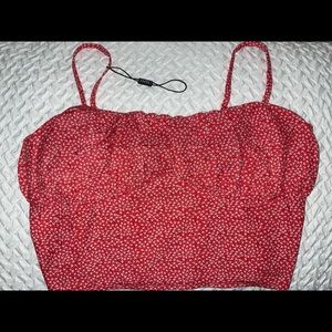 Red Crop Top